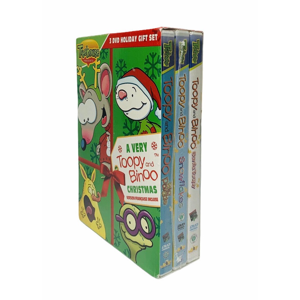 NEW A Very Toopy and Binoo Christmas 3 DVD Set Fun Holiday Santa Snowman Gift